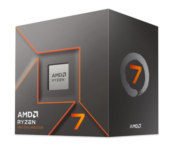 AMD Ryzen 7 8700F (4.1 Ghz) - Ryzen 7 8000 Series 8-Core/ 16-Threads, Socket AM5, 65W Processor - 100-100001590BOX