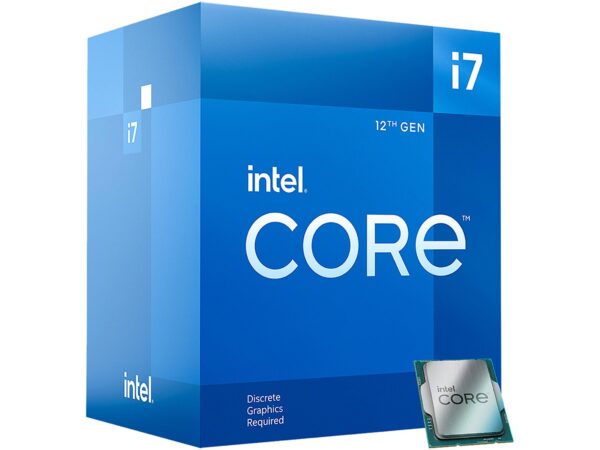 Intel Core i7-12700F 12-Core (8P+4E) P-core Base Frequency: 2.1 GHz
E-core Base Frequency: 1.6 GHz