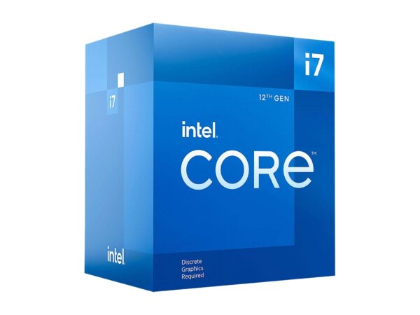 Intel Core i7-12700F 12-Core (8P+4E) P-core Base Frequency: 2.1 GHz
E-core Base Frequency: 1.6 GHz