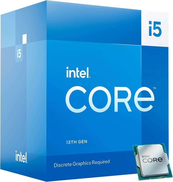 Intel Core i5-13400F Desktop Processor 10 cores (6 P-cores + 4 E-cores) 20MB Cache, up to 4.6 GHz - Box