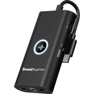 Portable External Console Gaming USB-C DAC Amp for PlayStation 4, Nintendo Switch, PC, and Mac