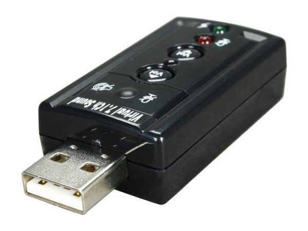 Stereo Audio Adapter External Sound Card