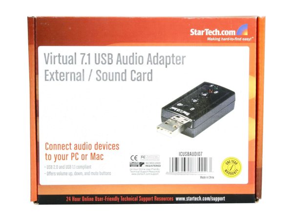 Stereo Audio Adapter External Sound Card