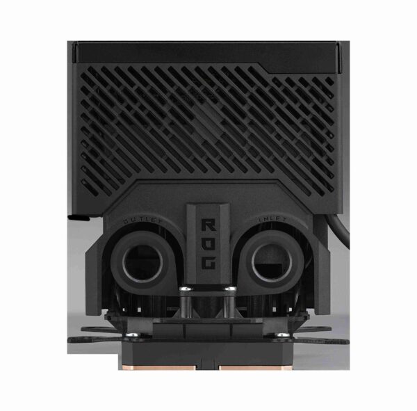 ASUS ROG RYUJIN III WB CPU Water Block - Intel® LGA 1700, 1200, 115X - AMD Socket AM4, AM5 – Asetek Copper Cold Plate – Black – 178 Micro-Cooling Fins – 3.5 Inch Full Color LCD Display – Embedded VRM