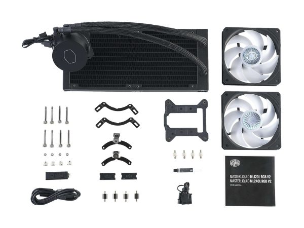 COOLER MASTER MasterLiquid ML240L RGB V2 Liquid Cooling System