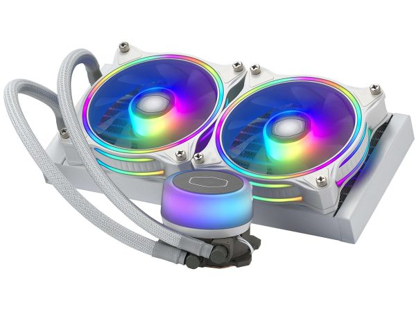 COOLER MASTER MasterLiquid ML240 Illusion White Edition Liquid Cooling System