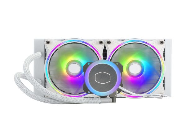 COOLER MASTER MasterLiquid ML240 Illusion White Edition Liquid Cooling System