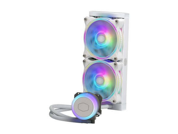 COOLER MASTER MasterLiquid ML240 Illusion White Edition Liquid Cooling System