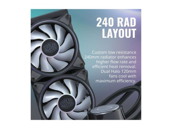 COOLER MASTER MasterLiquid ML240 Illusion Liquid Cooling System