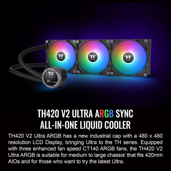 Thermaltake TH420 V2 Ultra ARGB Liquid Cooling System