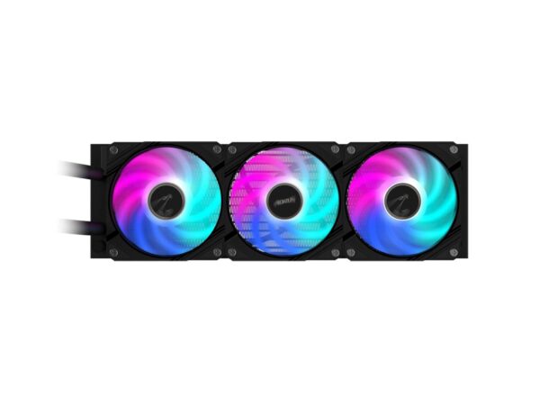 AORUS WATERFORCE II 360 Liquid CPU Cooler, 360mm Radiator with 3x120mm low noise ARGB Fans, compatible with Intel LGA1700 and AMD AM5 (GP-AORUS WATERFORCE II 360 G2)