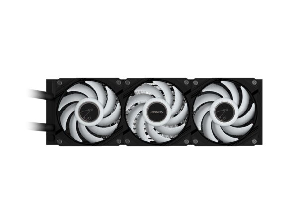 AORUS WATERFORCE II 360 Liquid CPU Cooler, 360mm Radiator with 3x120mm low noise ARGB Fans, compatible with Intel LGA1700 and AMD AM5 (GP-AORUS WATERFORCE II 360 G2)