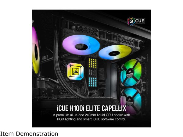 CORSAIR iCUE H100i ELITE CAPELLIX Liquid Cooling System