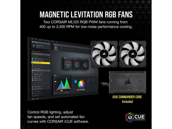 CORSAIR iCUE H100i ELITE CAPELLIX Liquid Cooling System