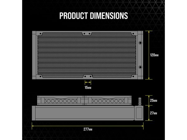 CORSAIR iCUE H100i ELITE CAPELLIX Liquid Cooling System