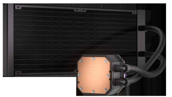 Corsair iCUE H115i Elite CAPELLIX XT Liquid CPU Cooler - Two AF140 RGB Elite Fans - 280mm Radiator - Intel® LGA 1700, 1200, 115X, 2066, AMD® AM5, AM4 - Included iCUE Commander CORE - Black