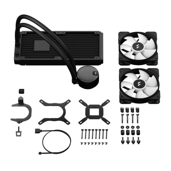 Fractal Design Lumen S24 v2 RGB Aspect 12 RGB x2 AIO CPU Liquid/Water Cooler