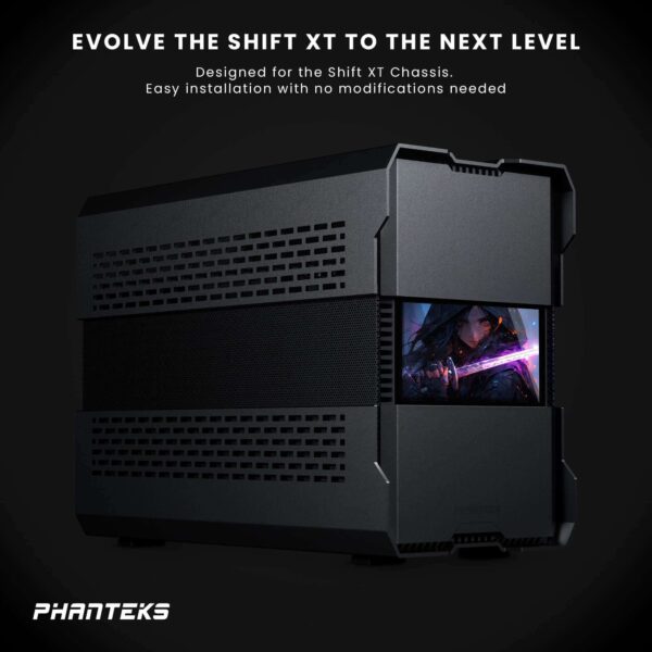 Phanteks Shift XT 5.5" Hi-Res Display, designed for Shift XT, 60hz refresh rate, 2160x1440 IPS Panel with LED backlighting, 99% sRGB support, Plug and Play, HDMI, Black