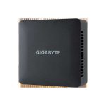 GIGABYTE GB-BRI7H-1355 with 13th Gen Intel Core i7-1355U ,2 x HDMI 2.1, 2 x USB 3.2 Gen 2 Type-C with DP alt Mode, Black Mini-PC Tall Barebone-US cord, Single Unit - Memory and Storage Sold Separately
