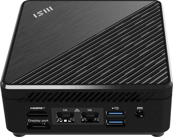 MSI Cubi N ADL Ultrasmall PC, Intel Celeron N100, WiFi AC9462, BT 5, Duel LAN, Black, Non-OS (ADL-020BUS)