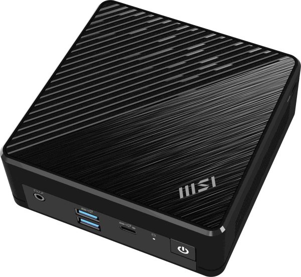 MSI Cubi N ADL Ultrasmall PC, Intel Celeron N100, WiFi AC9462, BT 5, Duel LAN, Black, Non-OS (ADL-020BUS)