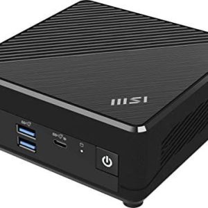 MSI Cubi N ADL Ultrasmall PC, Intel Pentium N200, WiFi AC9462, BT 5, Duel LAN,  ThunderBOLT Type C, Black, Non-OS (ADL-019BUS)