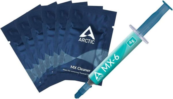 Arctic MX-6 ULTIMATE Performance Thermal Paste with 6x MX Cleaner