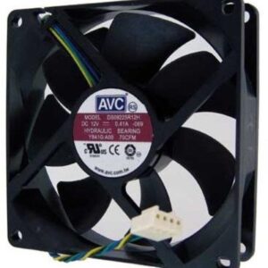 AVC P035 DS09225R12H 12 V 4-Pin .14 A Hydraulic Bearing CPU Cooler - Black