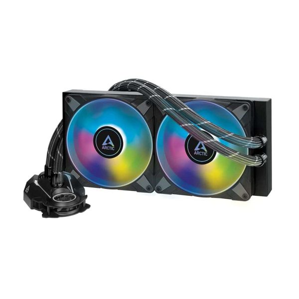 ARCTIC Liquid Freezer II 280 A-RGB - Multi-Compatible All-in-one A-RGB CPU AIO Water Cooler, Black ACFRE00106A