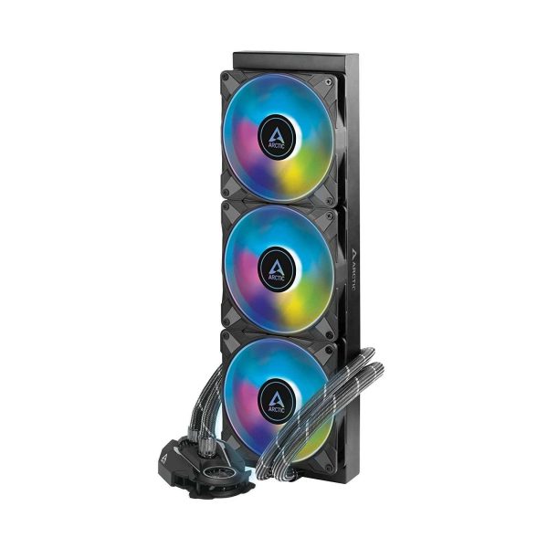 ARCTIC Liquid Freezer II 420 A-RGB Multi-Compatible All-in-one CPU AIO Water Cooler with A-RGB - Black ACFRE00109A