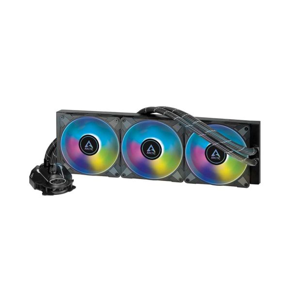 ARCTIC Liquid Freezer II 420 A-RGB Multi-Compatible All-in-one CPU AIO Water Cooler with A-RGB - Black ACFRE00109A