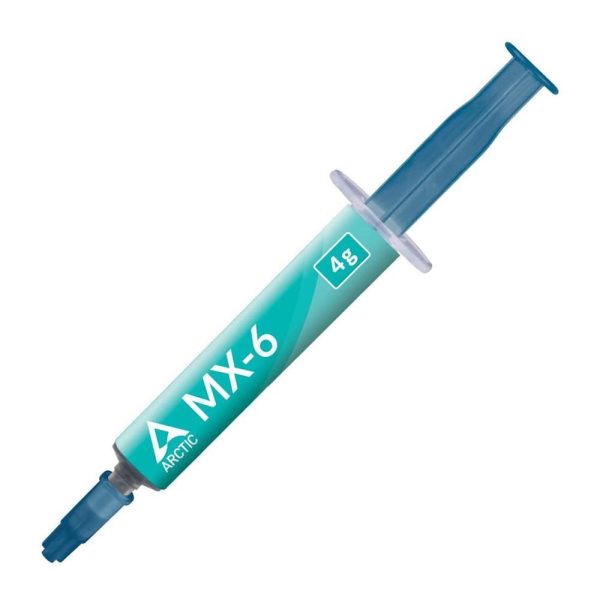 Arctic ACTCP00080A MX-6 (4 g) Thermal Compound Paste for CPU, Consoles, Graphics Cards, laptops, Very high Thermal Conductivity, Long Durability