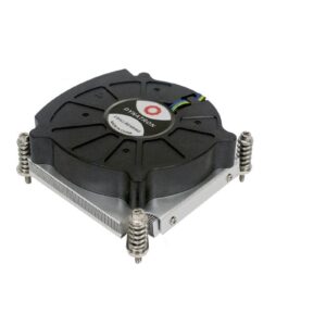 Dynatron K6 Low power CPU cooling solution. 80x80x15 mm PWM blower with Aluminum heatsink for 1U