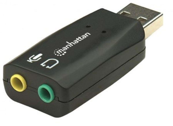 MANHATTAN HI-SPEED USB 2.0 3-D SOUND ADAPTER IMPROVES AUDIO ACCESS AND PERFORMAN