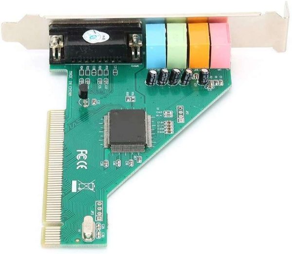 PCI Sound Card 4.1 Channel Computer Desktop Built-in Sound Card Internal Audio Karte Stereo Surround CMI8738 Support Duplex Playback and Recording