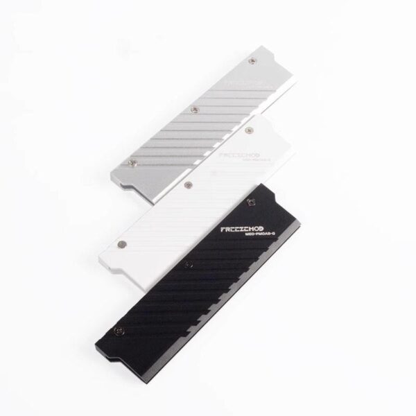 Computer Memory Cooler Aluminum Alloy PC RAM Heat Sink DDR5 Memory Vest - 2 Pcs