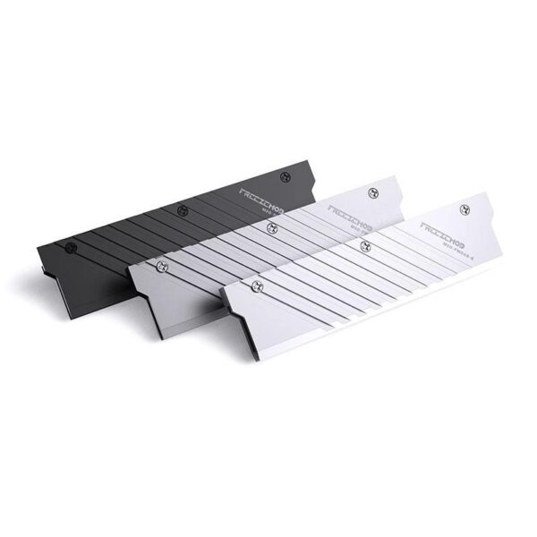 Computer Memory Cooler Aluminum Alloy PC RAM Heat Sink DDR5 Memory Vest - 2 Pcs