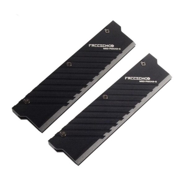 Computer Memory Cooler Aluminum Alloy PC RAM Heat Sink DDR5 Memory Vest - 2 Pcs