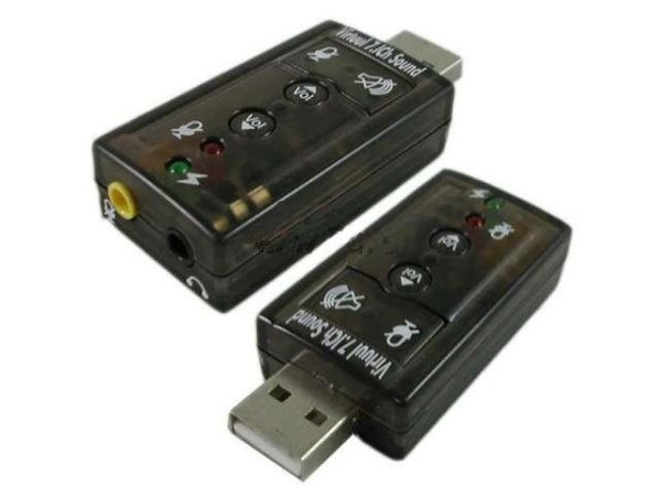 New MINI 3D USB 2.0 EXTERNAL SOUND CARD 7.1 AUDIO ADAPTER