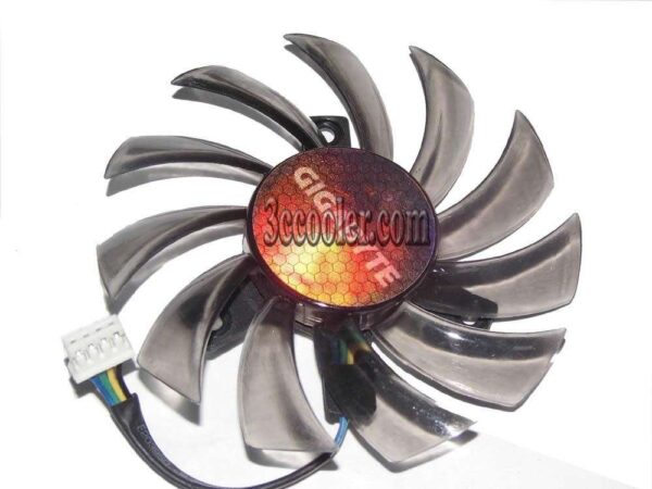 Vga Video Card Cooling T128010SU 12V 0.35A 4 Wires 4 Pins Frameless Cooler