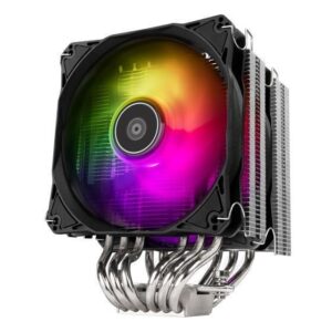 Dual tower CPU cooler with 6 heat-pipes and dual 120mm ARGB fans