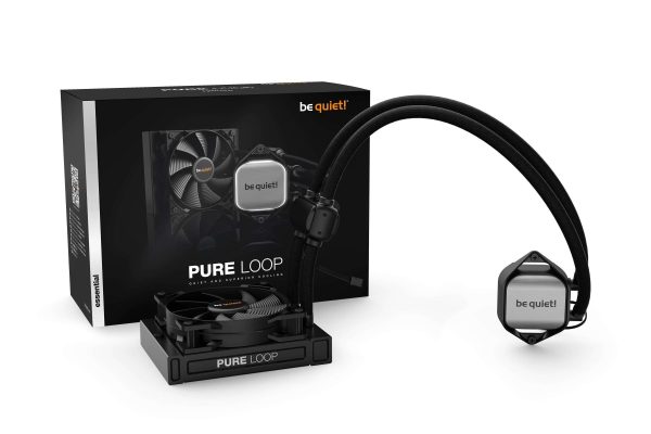 be quiet! PURE LOOP 120mm AIO CPU Water Cooler | All In One Water Cooling System | Intel and AMD Support | Low Noise | BW005