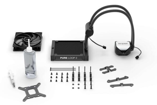 be quiet! PURE LOOP 2 120mm | All In One Water Cooling System | Intel 1700 1200 1150 1151 1155 | AM5 AM4 | BW016