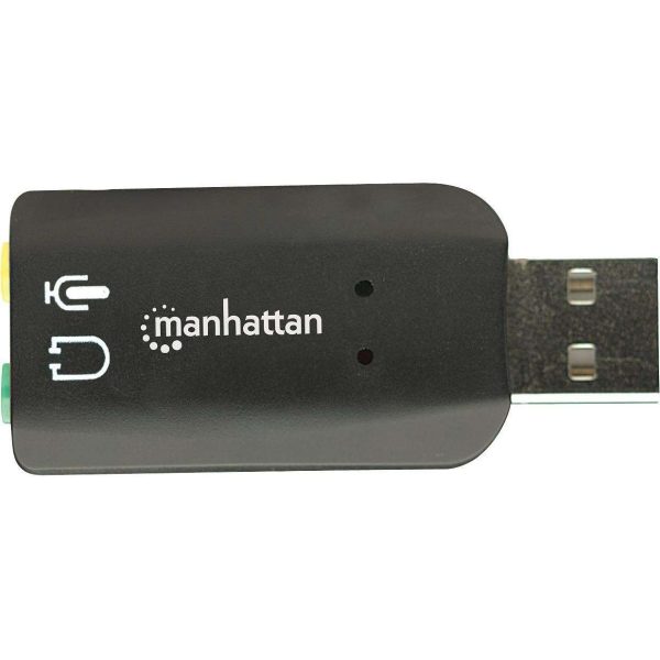 MANHATTAN HI-SPEED USB 2.0 3-D SOUND ADAPTER IMPROVES AUDIO ACCESS AND PERFORMAN