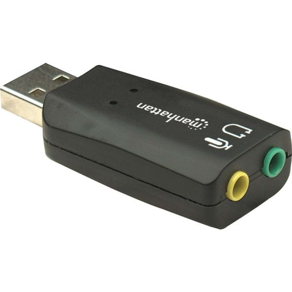 MANHATTAN HI-SPEED USB 2.0 3-D SOUND ADAPTER IMPROVES AUDIO ACCESS AND PERFORMAN