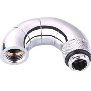 Bykski G1/4 Male to Female 180 Degree Triple Rotary Elbow Fitting (B-RD180-SK)