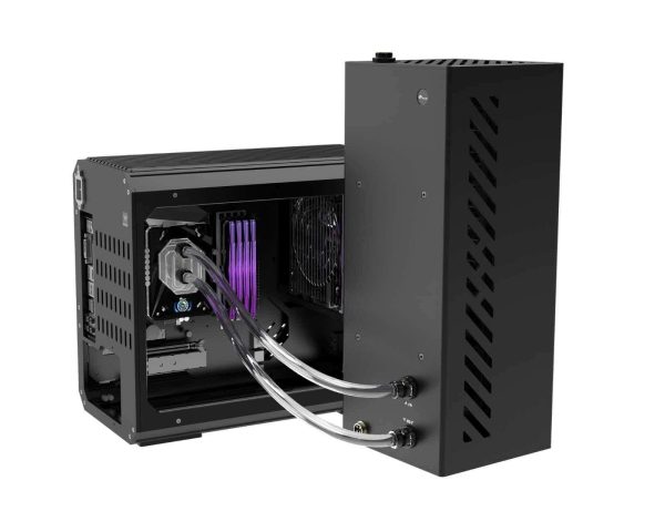 Bykski 360mm External Liquid Cooling Station, 120mm x 3, Triple Fan, Black (B-360-WCD-X)