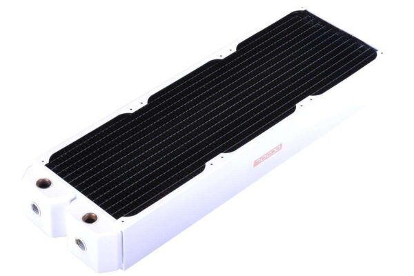 Alphacool NexXxos UT60 Full Copper Radiator 420, 140mm x 3, Triple Fan, White