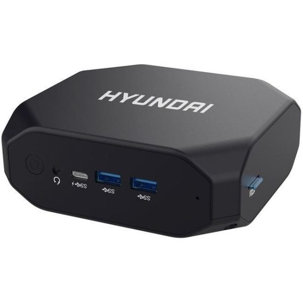 Hyundai Mini PC, Windows 10 Pro, Intel Core-i3, 8GB RAM, 256GB M.2 SSD, 2 HDMI Ports, Supports 2.5" SATA SSD Slot, VESA Mount Included, AC WiFi - Hyundai Mini PC, Business, Office, Industrial, Wi