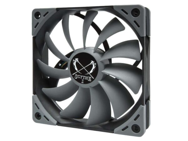 Scythe Kaze Flex High Performance Computer Case Fan, 3-Pin, 2000RPM (120x25mm, Grey Color)